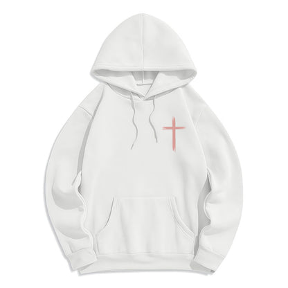 Do All In Love Scripture Floral Fleece Lined Polyester Hoodie