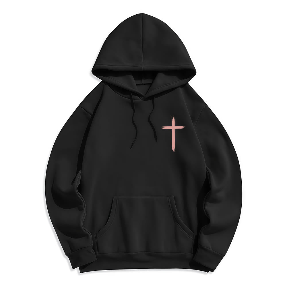 Do All In Love Scripture Floral Fleece Lined Polyester Hoodie