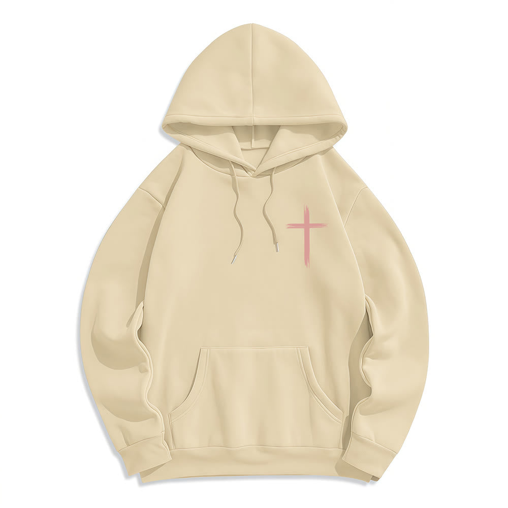 Do All In Love Scripture Floral Fleece Lined Polyester Hoodie