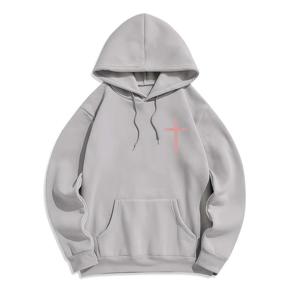 Do All In Love Scripture Floral Fleece Lined Polyester Hoodie