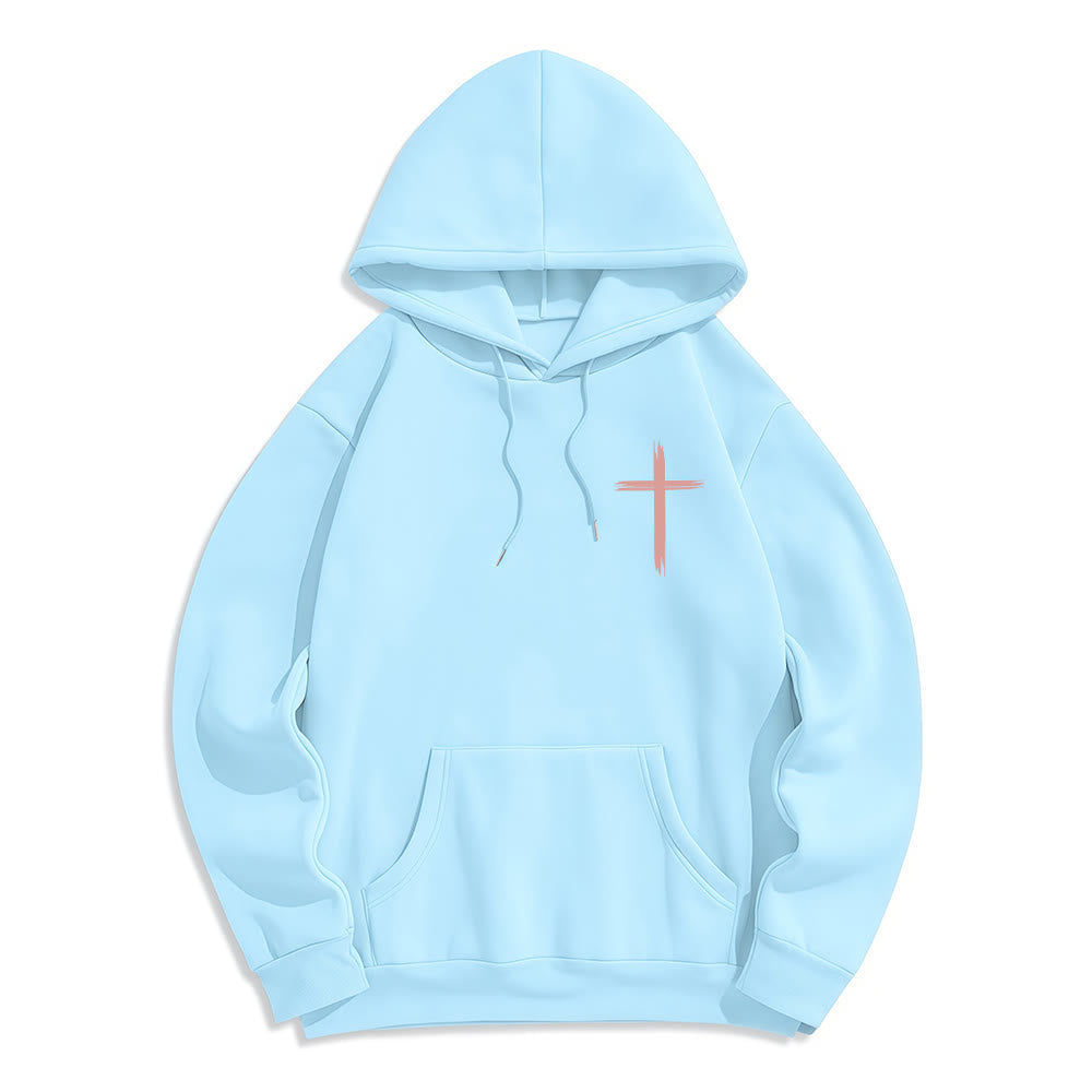 Do All In Love Scripture Floral Fleece Lined Polyester Hoodie