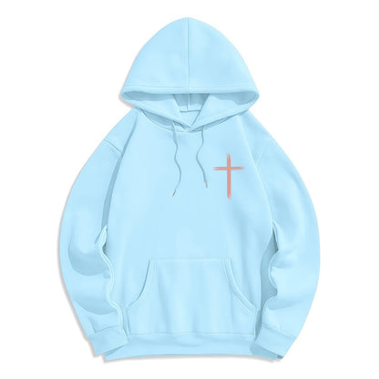 Do All In Love Scripture Floral Fleece Lined Polyester Hoodie