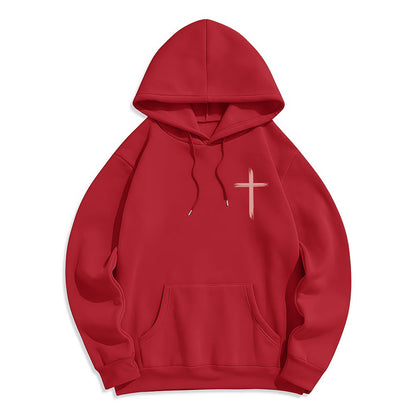 Do All In Love Scripture Floral Fleece Lined Polyester Hoodie