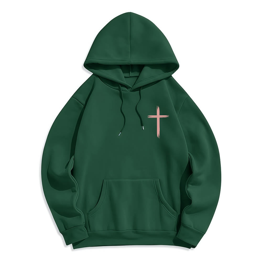 Do All In Love Scripture Floral Fleece Lined Polyester Hoodie