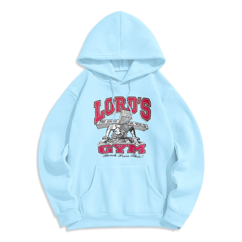 LORD’S GYM Redemption Fleece Lined Polyester Hoodie