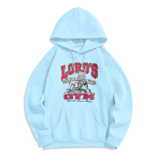 LORD’S GYM Redemption Fleece Lined Polyester Hoodie