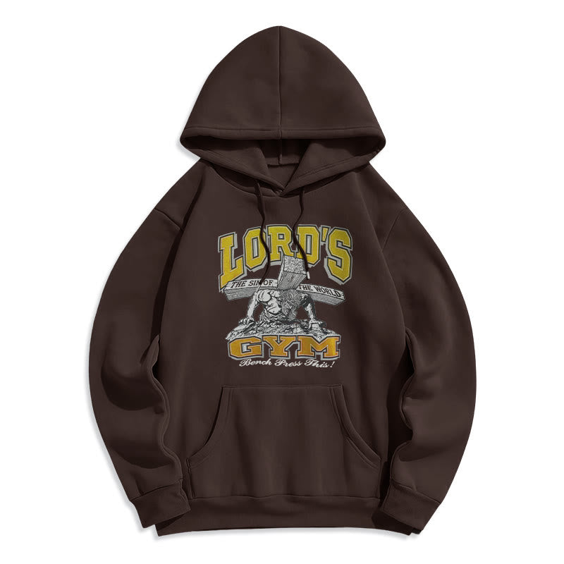 LORD’S GYM Redemption Fleece Lined Polyester Hoodie