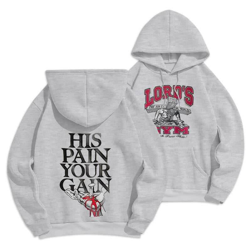 LORD’S GYM Redemption Fleece Lined Polyester Hoodie