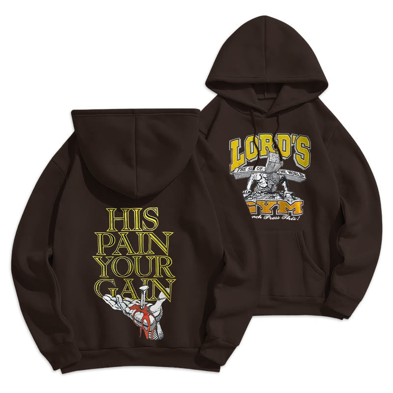 LORD’S GYM Redemption Fleece Lined Polyester Hoodie