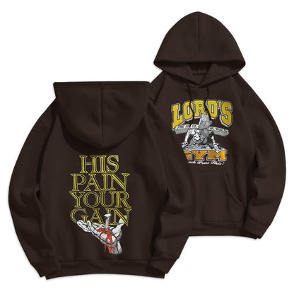 LORD’S GYM Redemption Fleece Lined Polyester Hoodie