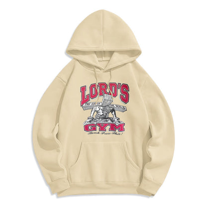 LORD’S GYM Redemption Fleece Lined Polyester Hoodie