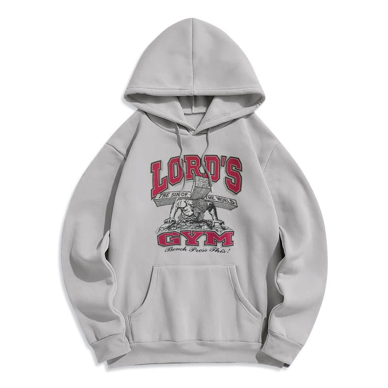 LORD’S GYM Redemption Fleece Lined Polyester Hoodie