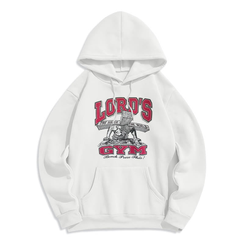 LORD’S GYM Redemption Fleece Lined Polyester Hoodie
