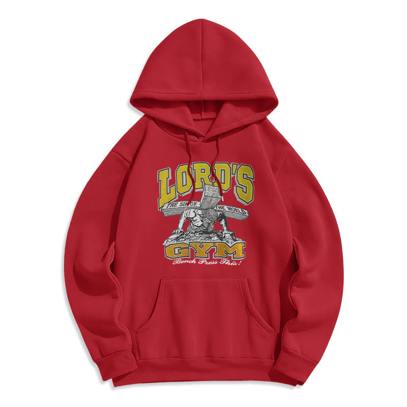 LORD’S GYM Redemption Fleece Lined Polyester Hoodie