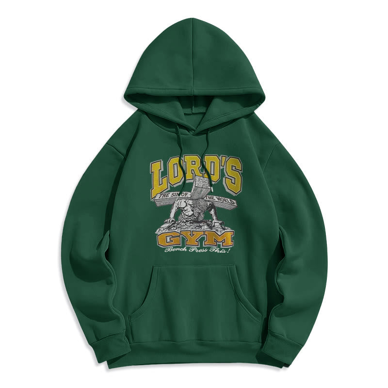 LORD’S GYM Redemption Fleece Lined Polyester Hoodie