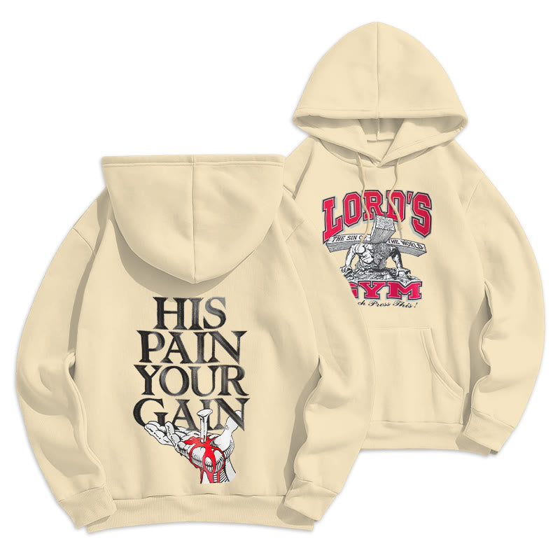 LORD’S GYM Redemption Fleece Lined Polyester Hoodie