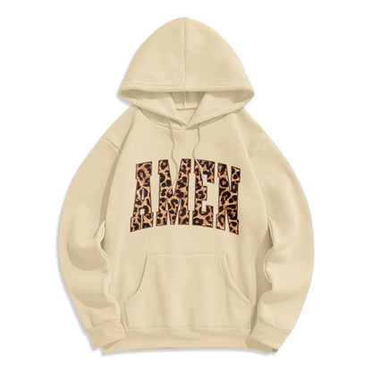 Amen Affirmation Fleece Lined Polyester Hoodie