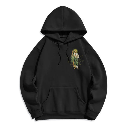 St. Jude Always by My Side Fleece Lined Polyester Hoodie