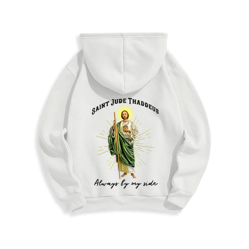 St. Jude Always by My Side Fleece Lined Polyester Hoodie