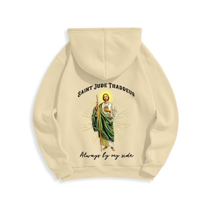 St. Jude Always by My Side Fleece Lined Polyester Hoodie