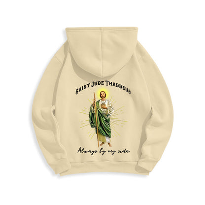 St. Jude Always by My Side Fleece Lined Polyester Hoodie