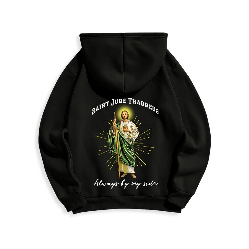 St. Jude Always by My Side Fleece Lined Polyester Hoodie