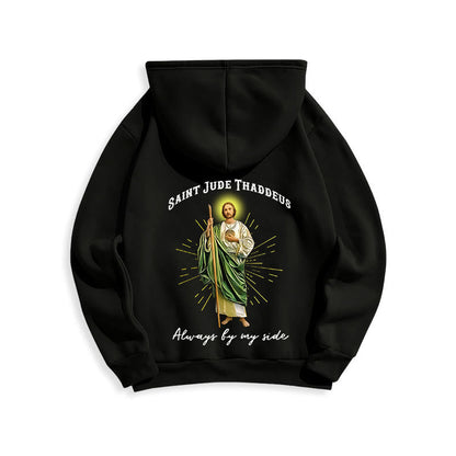 St. Jude Always by My Side Fleece Lined Polyester Hoodie