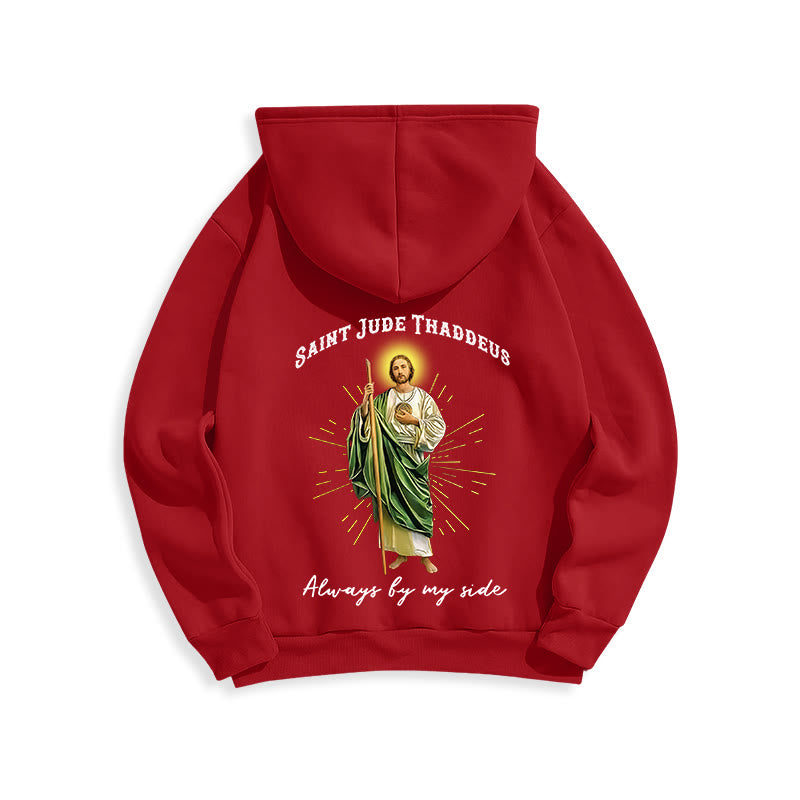 St. Jude Always by My Side Fleece Lined Polyester Hoodie