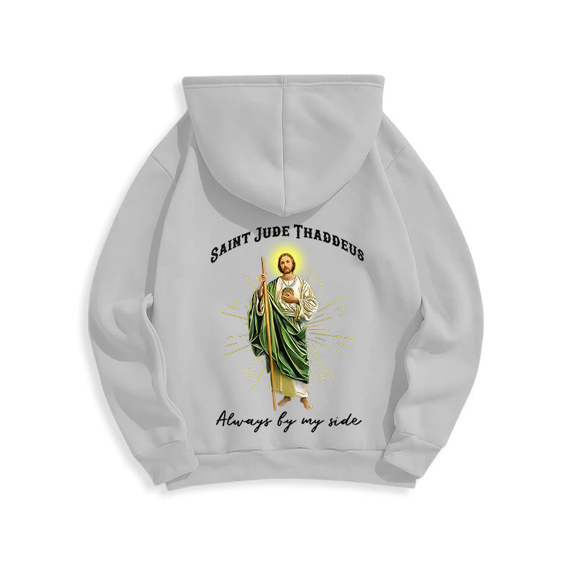 St. Jude Always by My Side Fleece Lined Polyester Hoodie