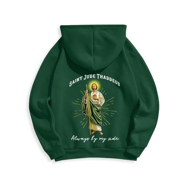 St. Jude Always by My Side Fleece Lined Polyester Hoodie