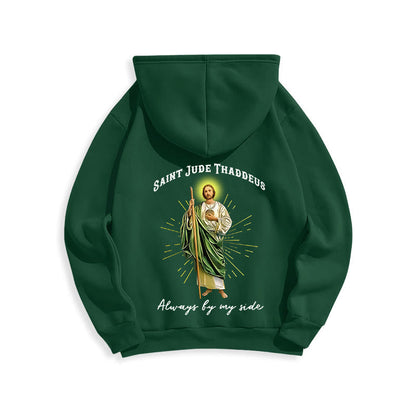 St. Jude Always by My Side Fleece Lined Polyester Hoodie