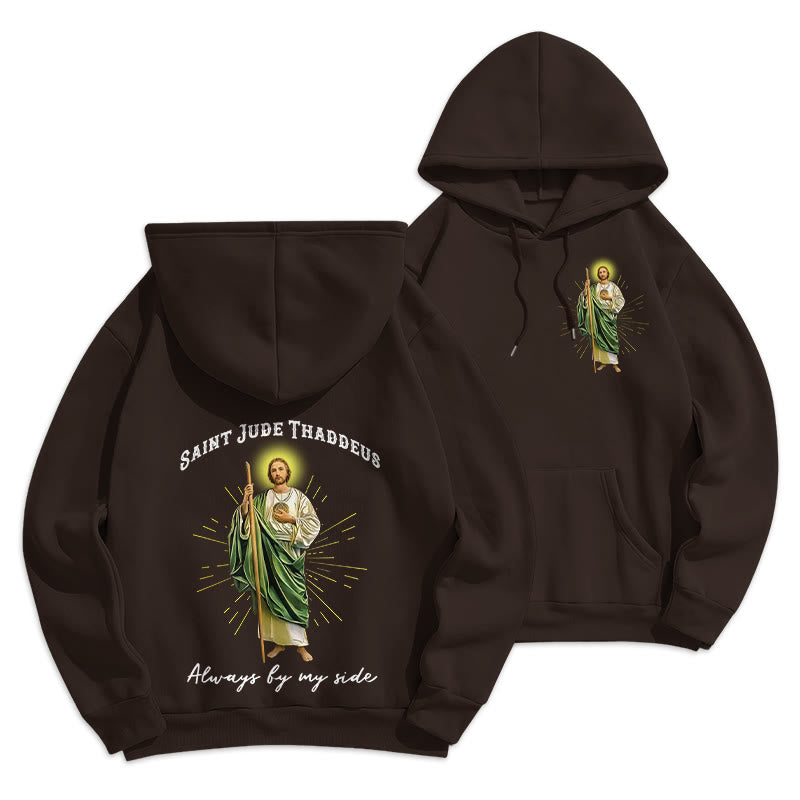 St. Jude Always by My Side Fleece Lined Polyester Hoodie