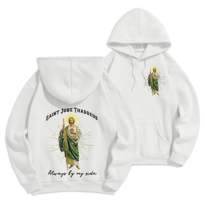 St. Jude Always by My Side Fleece Lined Polyester Hoodie