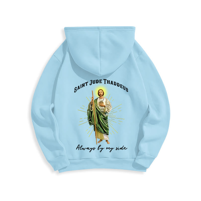 St. Jude Always by My Side Fleece Lined Polyester Hoodie