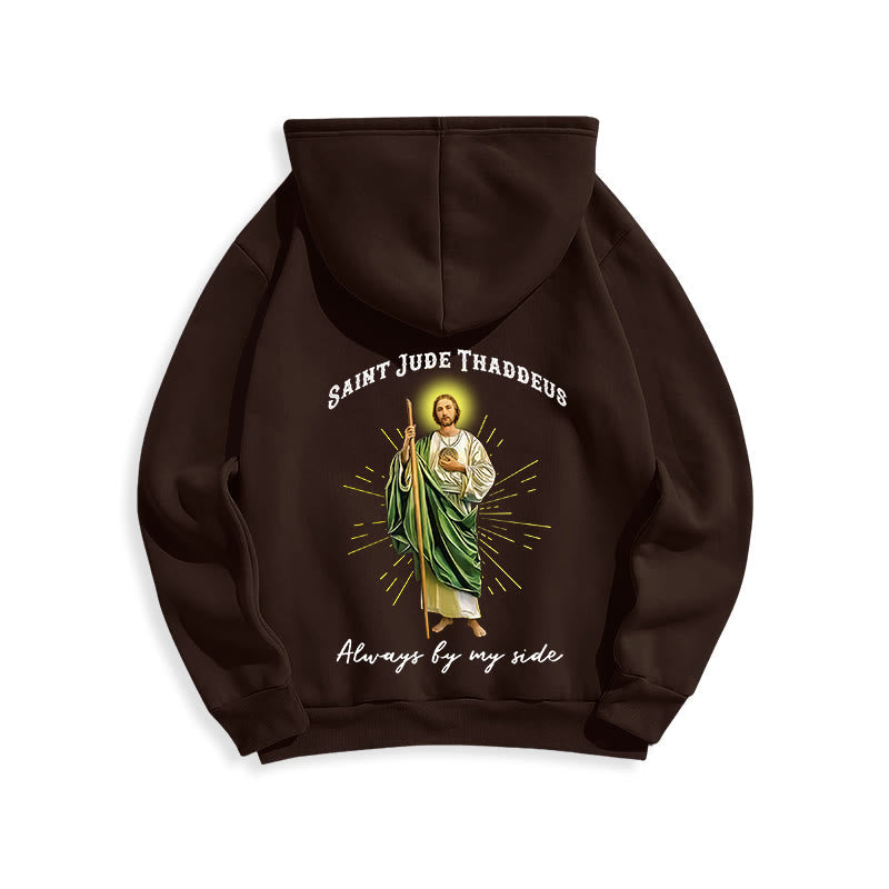 St. Jude Always by My Side Fleece Lined Polyester Hoodie