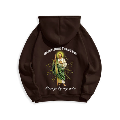 St. Jude Always by My Side Fleece Lined Polyester Hoodie