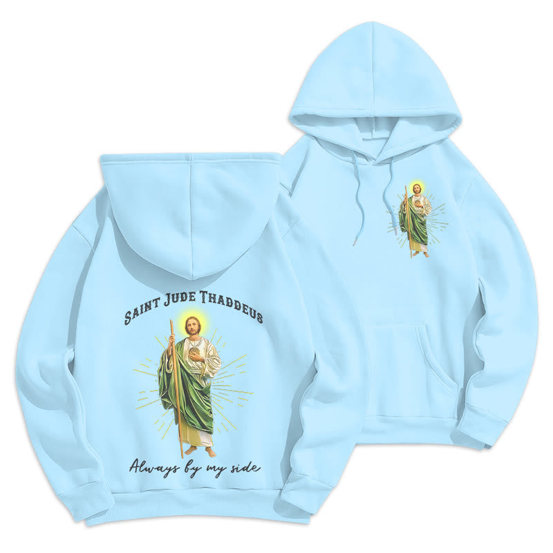St. Jude Always by My Side Fleece Lined Polyester Hoodie