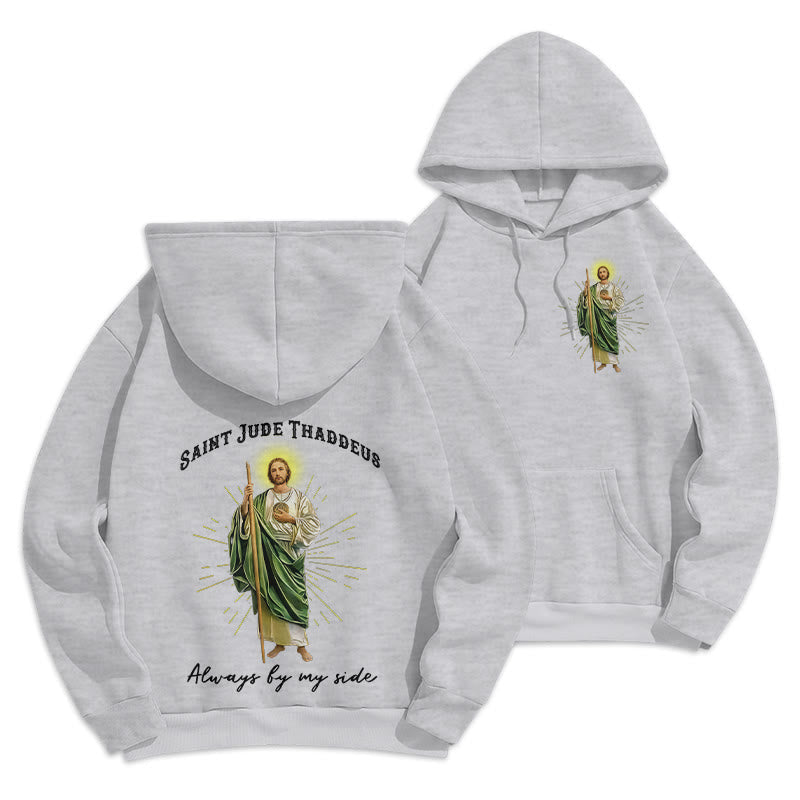 St. Jude Always by My Side Fleece Lined Polyester Hoodie
