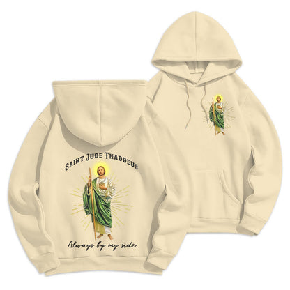 St. Jude Always by My Side Fleece Lined Polyester Hoodie