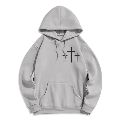 2 Corinthians 5:7 Faith Fleece Lined Polyester Hoodie