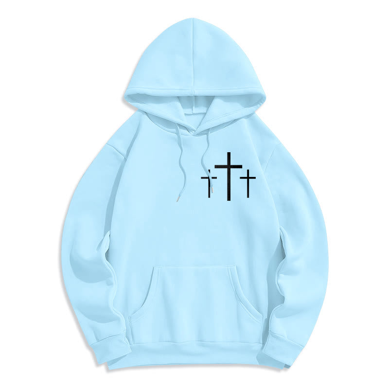 2 Corinthians 5:7 Faith Fleece Lined Polyester Hoodie
