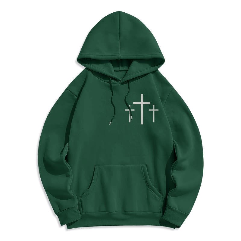 2 Corinthians 5:7 Faith Fleece Lined Polyester Hoodie