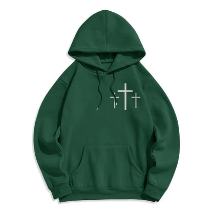 2 Corinthians 5:7 Faith Fleece Lined Polyester Hoodie