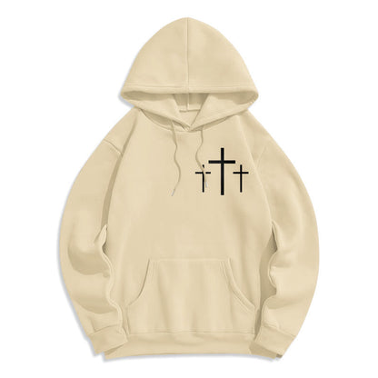 2 Corinthians 5:7 Faith Fleece Lined Polyester Hoodie