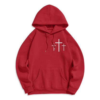 2 Corinthians 5:7 Faith Fleece Lined Polyester Hoodie