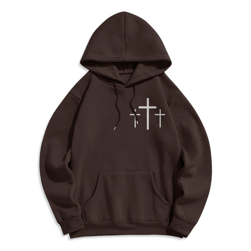 2 Corinthians 5:7 Faith Fleece Lined Polyester Hoodie