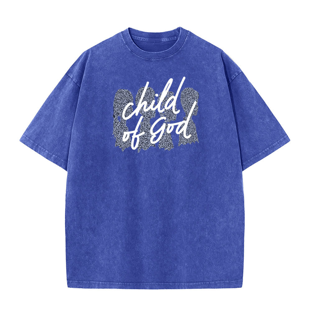 Christianartworkshop Child of God Unisex Washed T-Shirt
