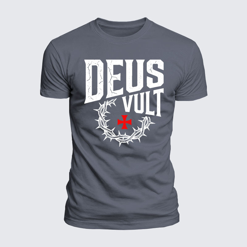 Luxe Mercerized Cotton Tee - Deus Vult