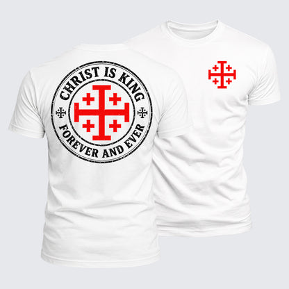 Luxe Mercerized Cotton Tee - Christ Is King Forever And Ever