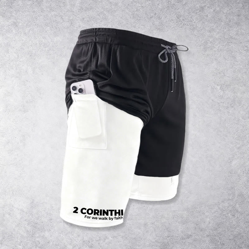 Christianartworkshop Faith Is Our Strength Performance Shorts